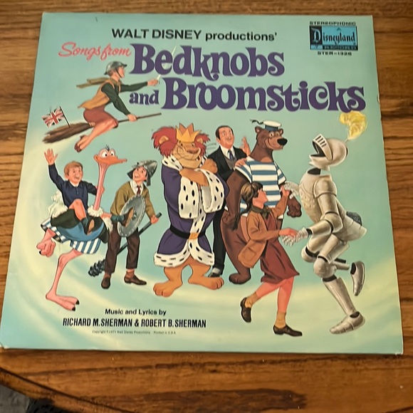 Disney Media Disney Bedknobs And Broomsticks Vinyl Record Poshmark